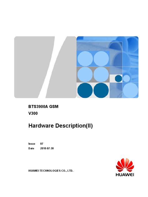 BTS3900A GSM Hardware Description II V300 07
