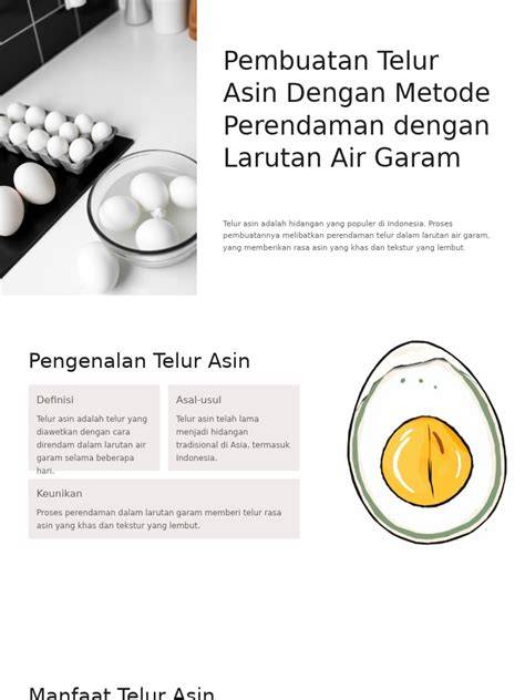 Buat Telur Asin Pakai Air Garam - raincitystudios.com