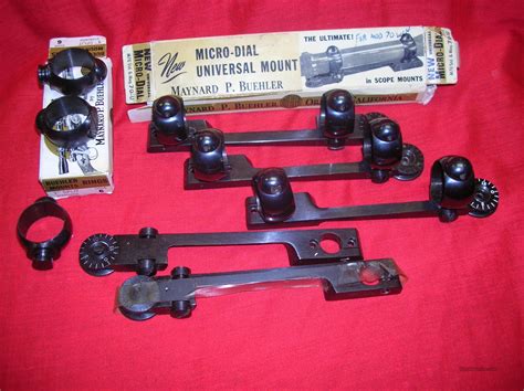 BUEHLER SCOPE MOUNTS AND RINGS for sale