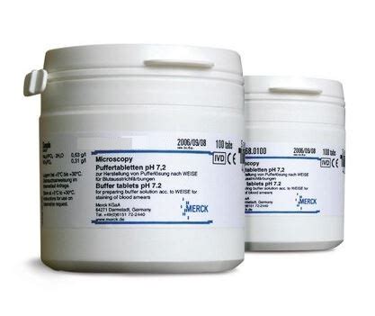 Buffer tablets pH 7.2 for preparing buffer solution acc. to WEISE for ... - wintechmobiles.com