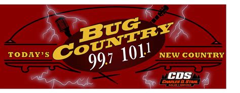 BUG COUNTRY 99.7 & 101.1 WBGK/WBUG Today