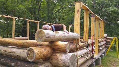 BUILD A RUSTIC LOG CABIN from SCRATCH YouTube