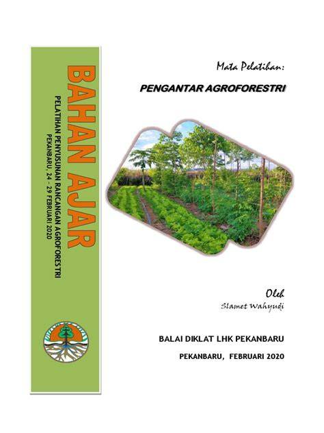 BUKU AJAR AGROFORESTRI - FAKULTAS KEHUTANAN - raincitystudios.com