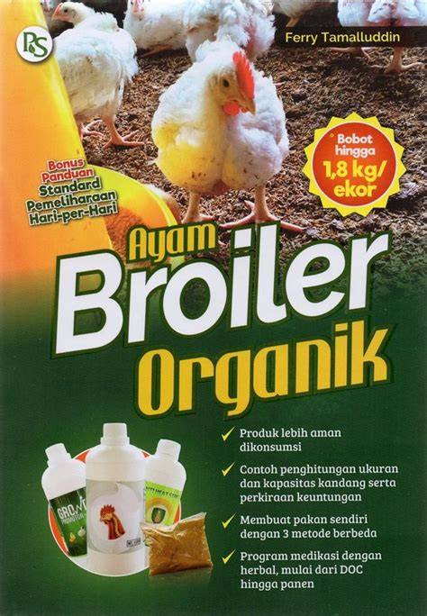 Buku Ayam Broiler Organik - Ternak Pertama - raincitystudios.com