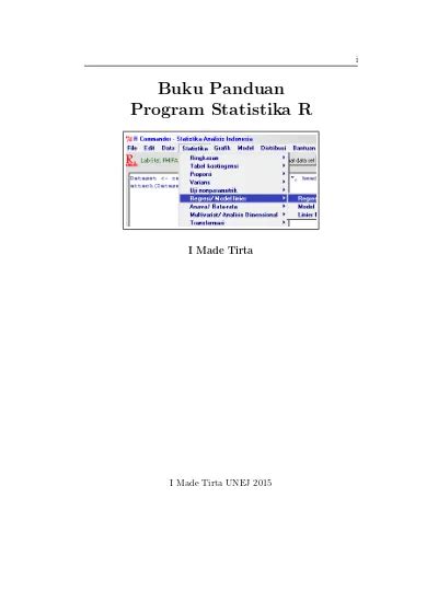Buku Panduan Program Statistika R - wintechmobiles.com