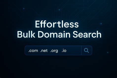 Bulk Domain Search - Cek & Beli Banyak Domain Sekaligus! - coolestguyplanet.net