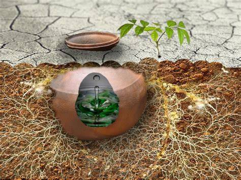 Buried Clay Irrigation Pots - The California Pot Company - raincitystudios.com