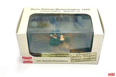 Busch 40000 - Benz Patent-Motorwagen 1886 (HO) - wintechmobiles.com