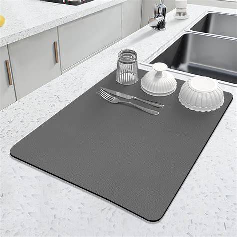 Buy Claiez Dish Drying Mat for Kitchen |Dish Mat Pro Drying Kitchen Mat ... - raincitystudios.com
