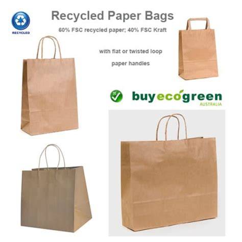 Buy Recycled Paper Bags online, wholesale suppliers in Melbourne ... - raincitystudios.com
