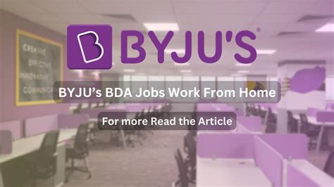 BYJU’s BDA Job 2024 - Polytechnic Walle