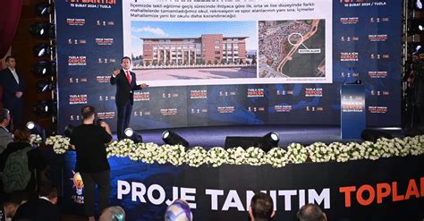 Başkan Şadi Yazıcı, Tuzla’ya 5 yıllık projelerini tanıttıs