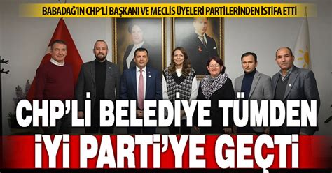 Başkan Atlı ve CHP’li 2 meclis üyesi İYİ Partili oldus