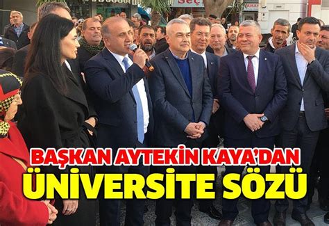 Başkan Kaya: “İncirliova’ya üniversite getireceğiz”