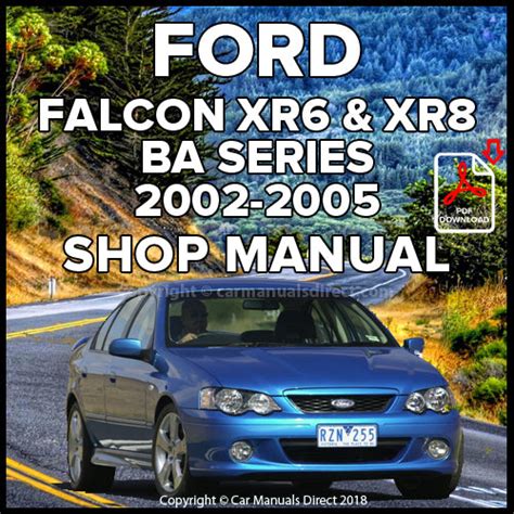 Ba falcon xr6 turbo workshop manual. - Manuale di servizio john deere 4024tf270.