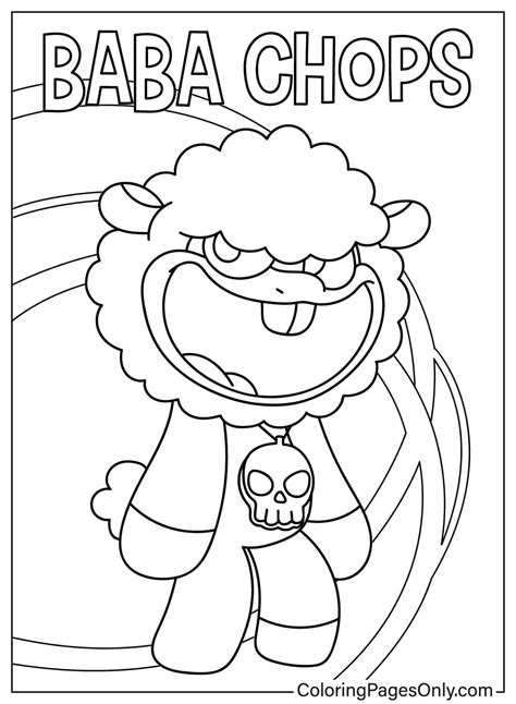 Baba Chops Coloring Page