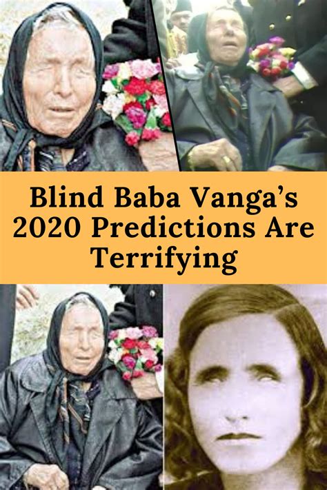 Baba vanga predictions that came true. Dec 30, 2022 ... Blind Bulgarian mystic Baba Vanga, aka the 'Nostradamus of Balkans', died at the age of 84 in 1996. But she left behind notes outlining the ... 