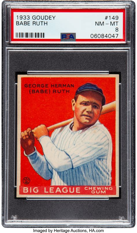 Oct 1, 2023 · The first one is the 1914 Baltimore News Babe Ruth in which the original card is slightly damaged because of its age. A Babe Ruth rookie card value, specifically this one, at $6,000,000 in 2021. The second Babe Ruth rookie baseball card is 1915-1916 M101-4/5 Sporting News #151 Babe Ruth which was auctioned for $440,217 in August 2022. . 
