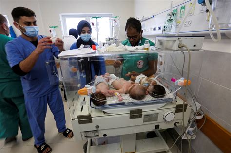 Babies evacuated from Gaza’s Shifa Hospital arrive in Egypt, state-run media say