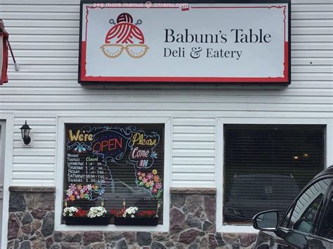 Babuni table. Babuni's Table. @babunistable ·. . 4.7179 reviews · Polish Restaurant. Business info. View the Menu of Babuni's Table in 2095 Route 209 Suite 2, Brodheadsville, PA. Share it with friends or find your next meal. Babuni's Table Polish Deli... 