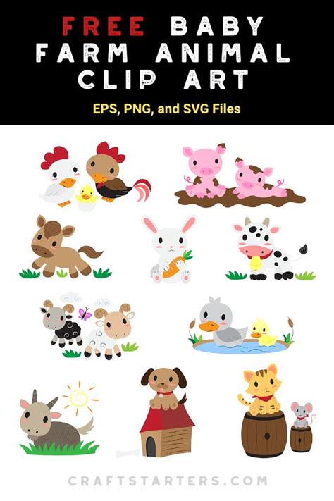 Baby Animals Clipart Vector Art, Icons, and Graphics …