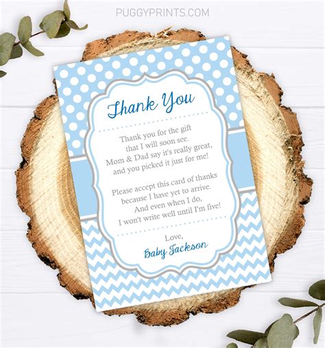 Baby Boy Thank You Cards - Etsy