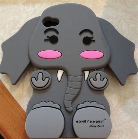 Baby Elephant Phone Case;PU Leather Side Flip Phone Cover …