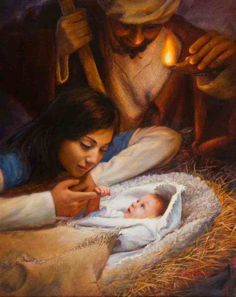 Baby Jesus Painting