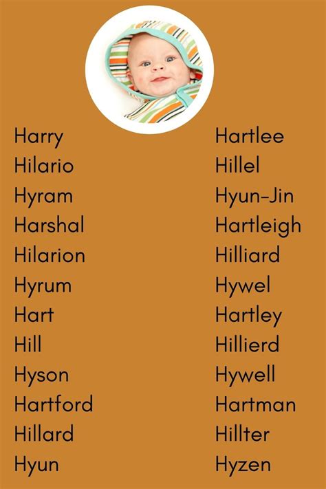 Baby Names That Start With H The Bump