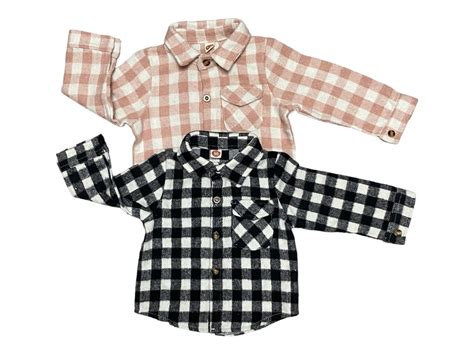 Baby Plaid Shirt - Etsy