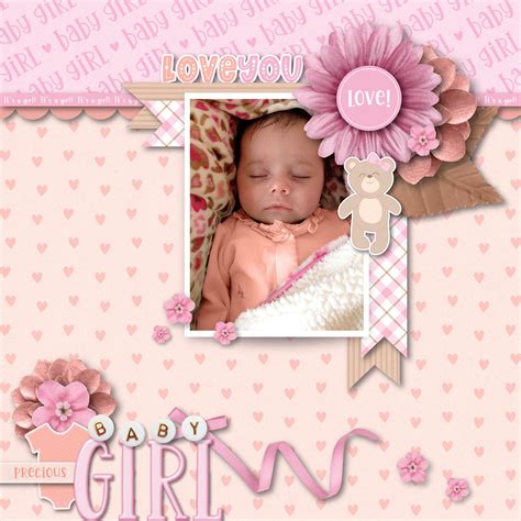 Baby Scrapbook Page - Etsy