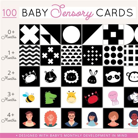 Baby Sensory Cards - Etsy