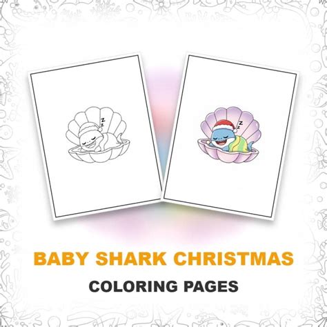 Baby Shark Coloring Shee