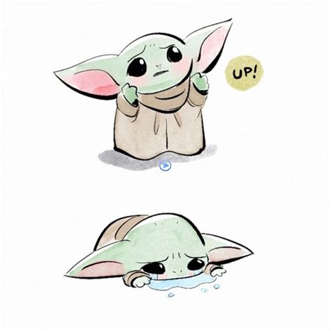 Baby Yoda Easy doodles drawings, Cute easy drawings, Easy drawings