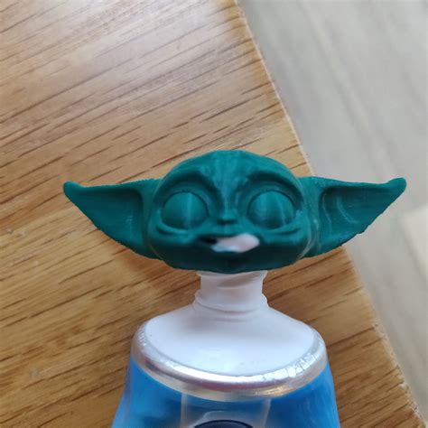 Baby Yoda Toothpaste Topper Tube Lid Mandalorian Star Wars