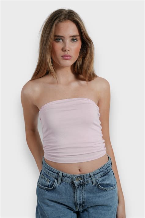 Baby pink tube top