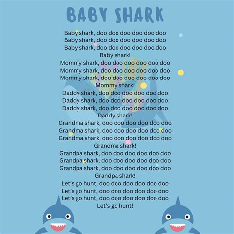 Baby shark lyrics. About Press Copyright Contact us Creators Advertise Developers Terms Privacy Policy & Safety How YouTube works Test new features NFL Sunday Ticket Press Copyright ... 