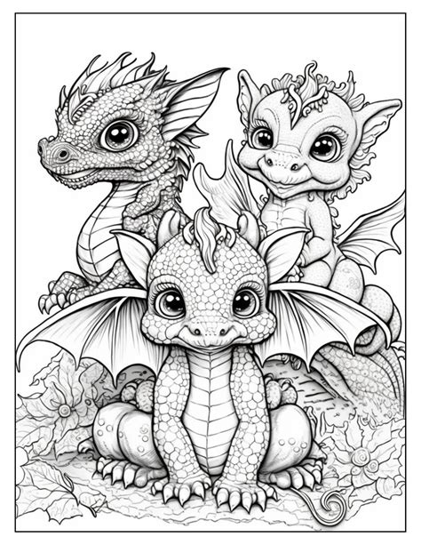 Read Baby Dragons An Adult Coloring Book With Fun Easy And Relaxing Coloring Pages By Jade Summer
