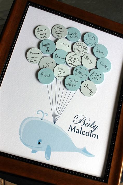 Full Download Baby Shower Guest Book Whale Blue Nautical Ocean Under The Sea Theme Sign In Welcome Baby Boy Guestbook With Address Predictions Advice For Parents Wishes Bonus Photo  Gift Log By Baby Shower Party Press