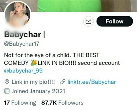 Babychar leak. babychar_x. OnlyFans Instagram. Follow Discuss 🔥 UNDRESS AI. 🔥 UNDRESS AI. 205 Media. 71 Likes. Next Page ... 