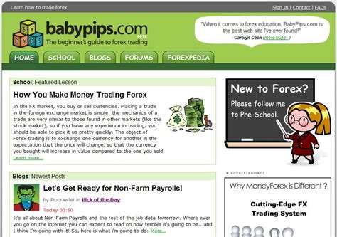 Sep 12, 2023 · Babypips is an educational website that offers trading ideas and tips. In fact: It’s aimed at beginners, but it can be used for any level of trader. The site provides a range of features including currency charts, forex news, country profiles, and more to help traders grow their knowledge base. In addition, babypips has a forum where you can ... . 
