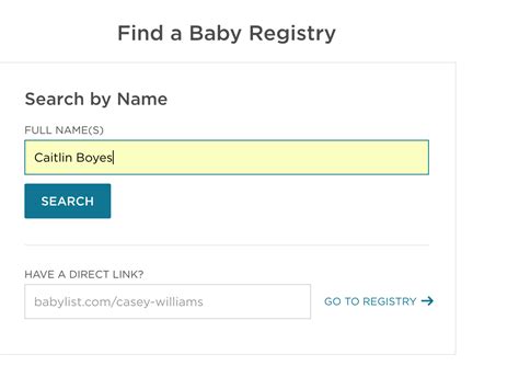 Babylist com registry search. Under $50. $50 to $100. $100+. Stores. Must Have. *Restrictions may apply. Not all products are eligible. Handling and location surcharges may apply. Visit Abigail and Mitchell Gerth’s Baby Registry on Babylist. 