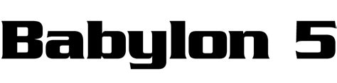 Babylon5 Logo Font Download