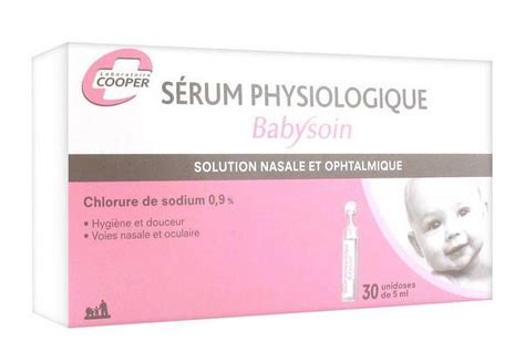 Babysoin Physiological Serum 30 Single Doses - Cocooncenter