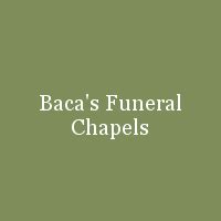 Sep 21, 2023 · Baca's Funeral Chapels 811 N Gold Ave, Deming, NM 575-546-9671 Send flowers Baca's Funeral Chapels 3805 Delk Dr, Silver City, NM (575) 388-2334 Send flowers Obituaries of Baca's Funeral Chapels . 