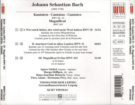 Bach Cantata BWV 51