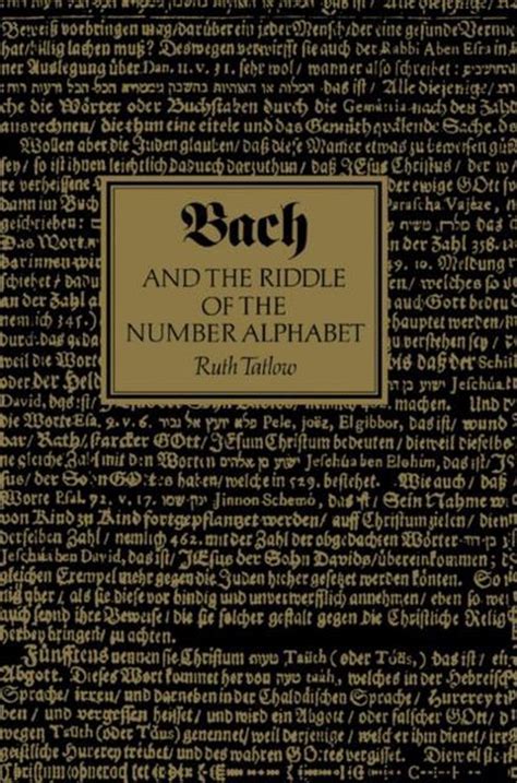 Bach and the riddle of the number alphabet. - Bang and olufsen beosound 2000 manual.