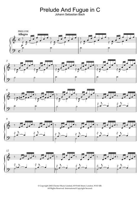 Bach prelude no 1 well tempered clavier. Sheet music for Prelude No. 1 in C major from The Well-Tempered Clavier by Johann Sebastian Bach, arranged for Flute solo. Free printable PDF score and MIDI track. … 