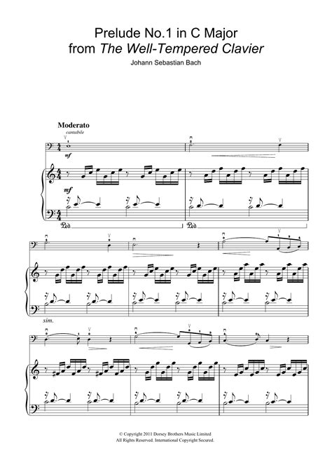 Bach well tempered clavier c major. Song: Prelude in C Major Composer: J.S. Bach For electric bass - standard tuning (EADG) This tab will have two versions. Because this is a rendition of the song for a two-hand tapping technique,there is one version that has L/R markings for … 