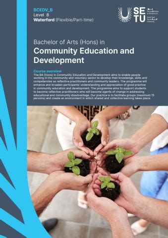 Bachelor Of Arts In Community Development
